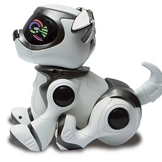 Robotické štěně Teksta poslouchá povely v češtině