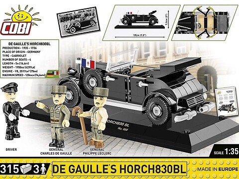 Pre-sale De Gaulle's Horch830BL - Limited Edition - started!