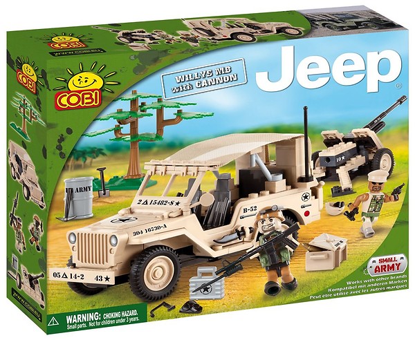 Jeep Willys MB with Cannon Cobi 24201