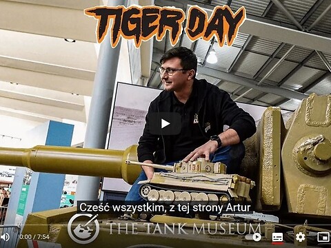 Cobi  z wizytą w The Tank Museum,  Bovington UK!