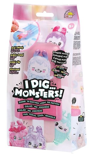 I dig Monsters - Figurka ukryta w lodach