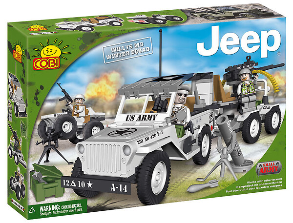 Jeep Willys MB Winter Squad Small Army Cobi 24250