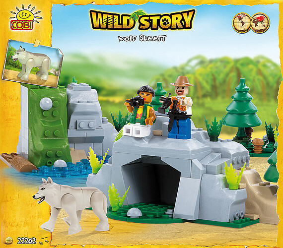 Wilcza Góra - klocki Wild Story COBI-22202