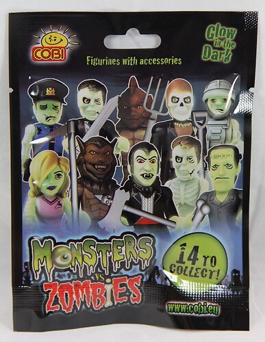 1 Figurka z akcesoriami Monsters vs Zombie Cobi-28001