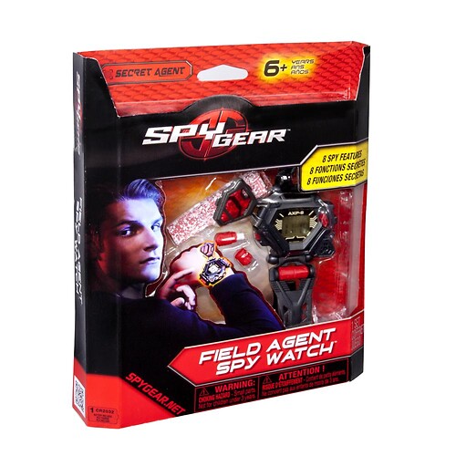 Szpiegowski zegarek agenta Spy Gear  SPIN-70401
