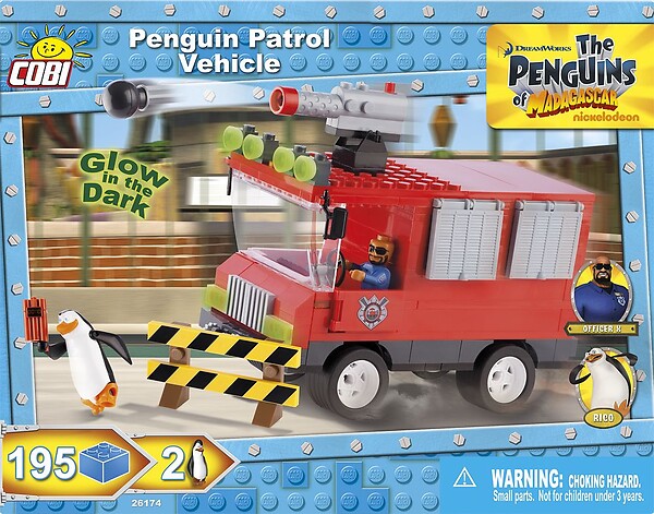Pingwinowy samochód patrolowy