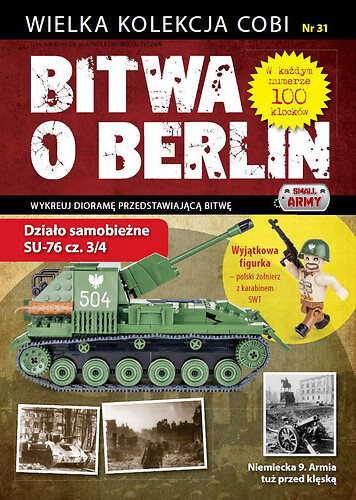 SU-76 cz. 3/4 - Bitwa o Berlin nr 31