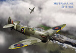 Supermarine Spitfire Mk IX cz. 3/4 Samoloty WWII  nr 03