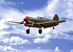 Curtiss P-40B Tomahawk cz.1/4 Samoloty WWII nr 15