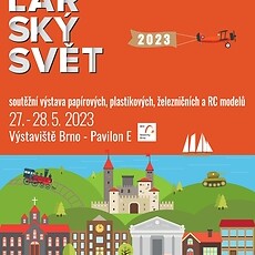 Zveme vás na soutěžní výstavu modelů Modelářský svět v Brně 27. - 28.5.2023