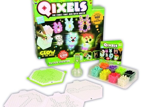 Qixels, kreativní sady pro kluky, svítí ve tmě!