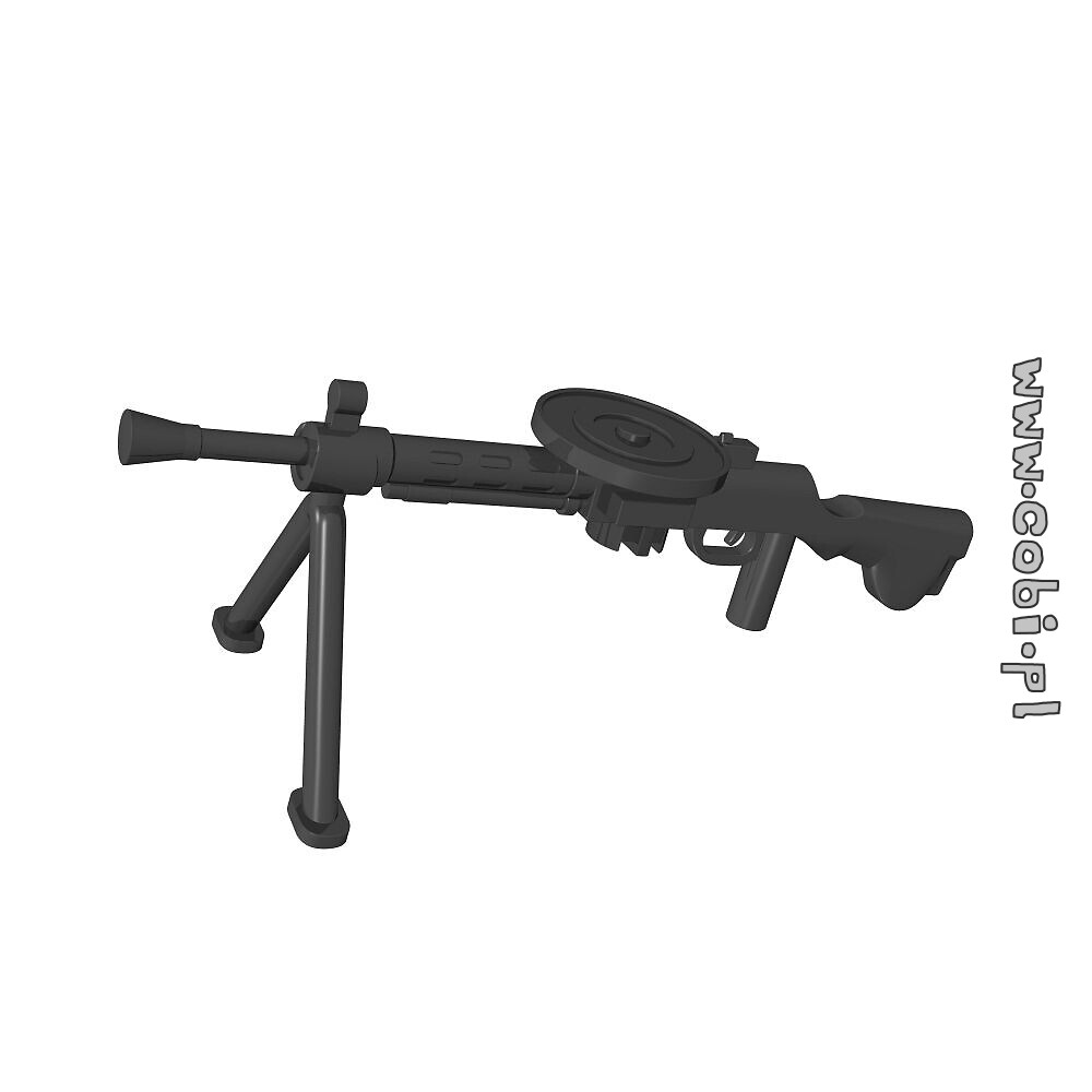 Waffenkiste mit DP28 MaschinengewehrCobi /Lego kompati. Russische Waffenbox 