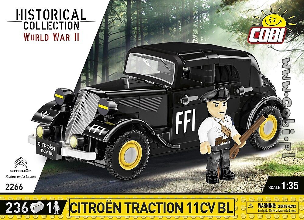Citroen Traction 11CVBL - WW2 Historische Sammlung - für Kinder 9