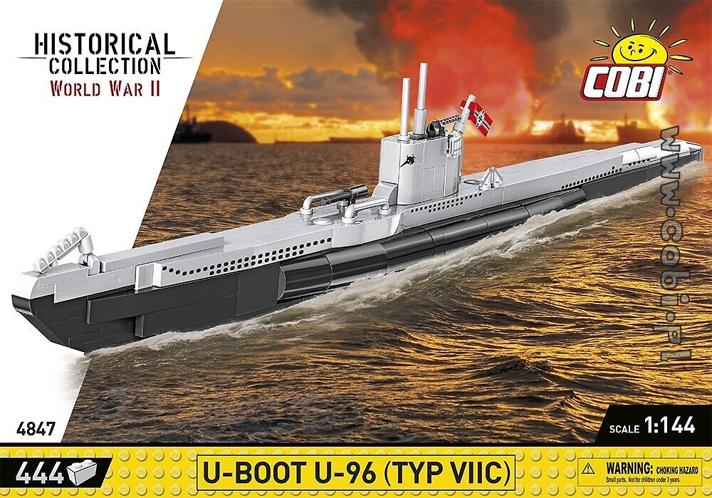 U-Boot U-96 Typ VIIC - WW2 Historische Sammlung - Cobi toys