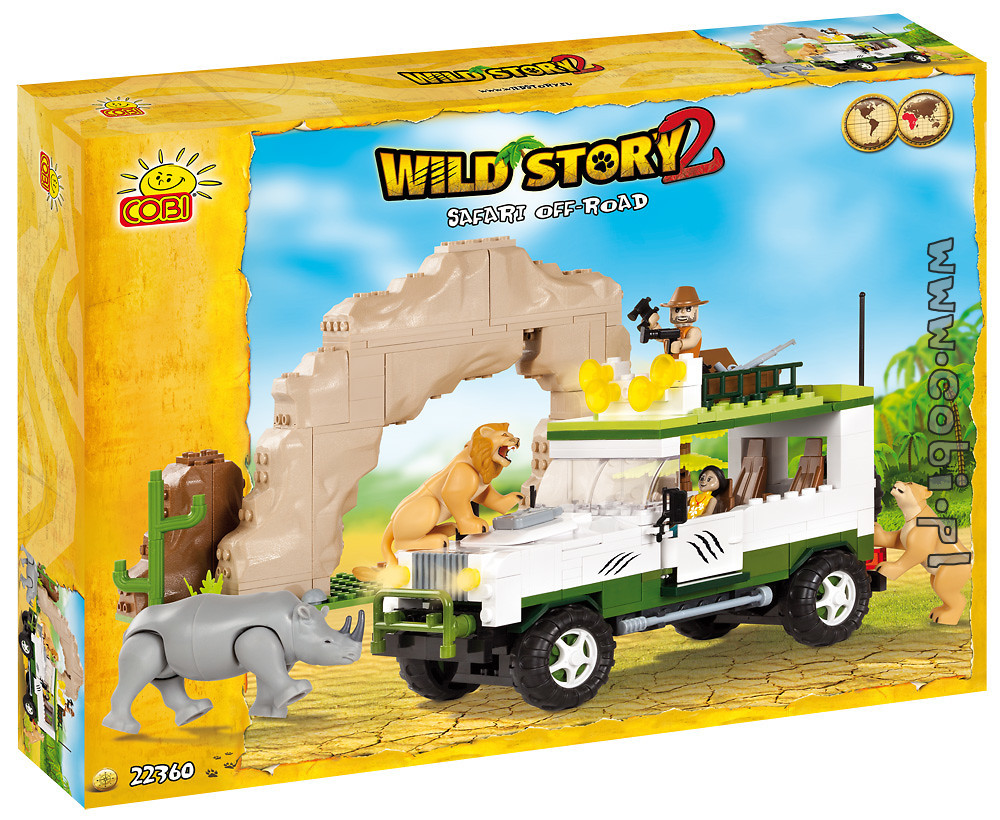 Cobi 22360 Konstruktion Spielzeug Bausteine Straßen Safari Wild Story 2 
