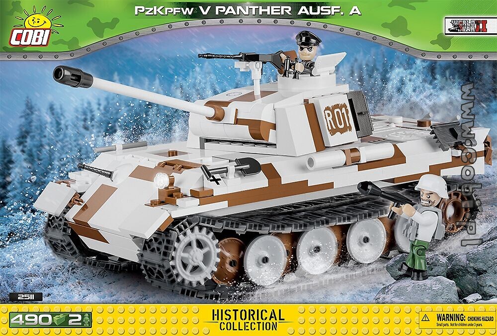World Of Tanks WWII PzKpfw V Panther Warsaw Uprising Cobi 3035 Neu 