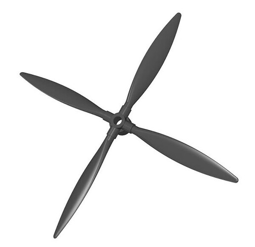 Four-blade propeller