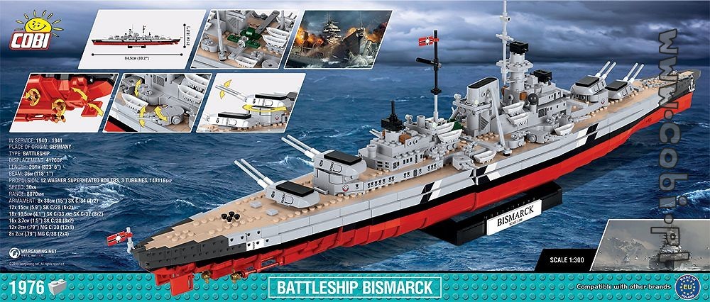 bismarck ship lego