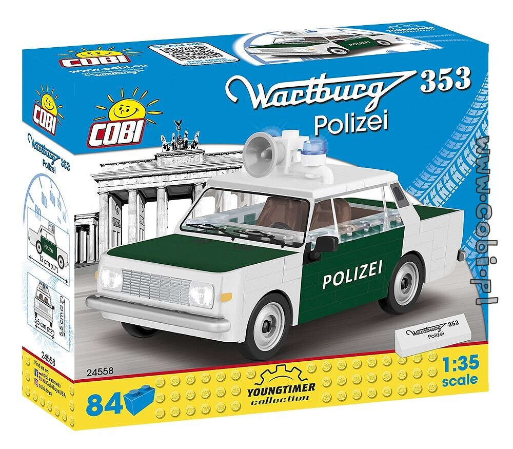 Cobi 24558Wartburg 353 voiture de police 