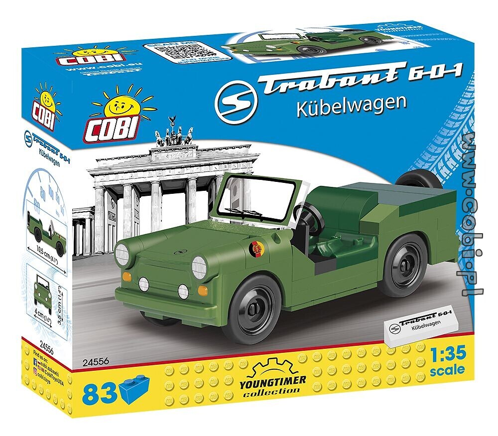 83  blocks  auto toys car 24556 COBI  Trabant 601 Kübelwagen 