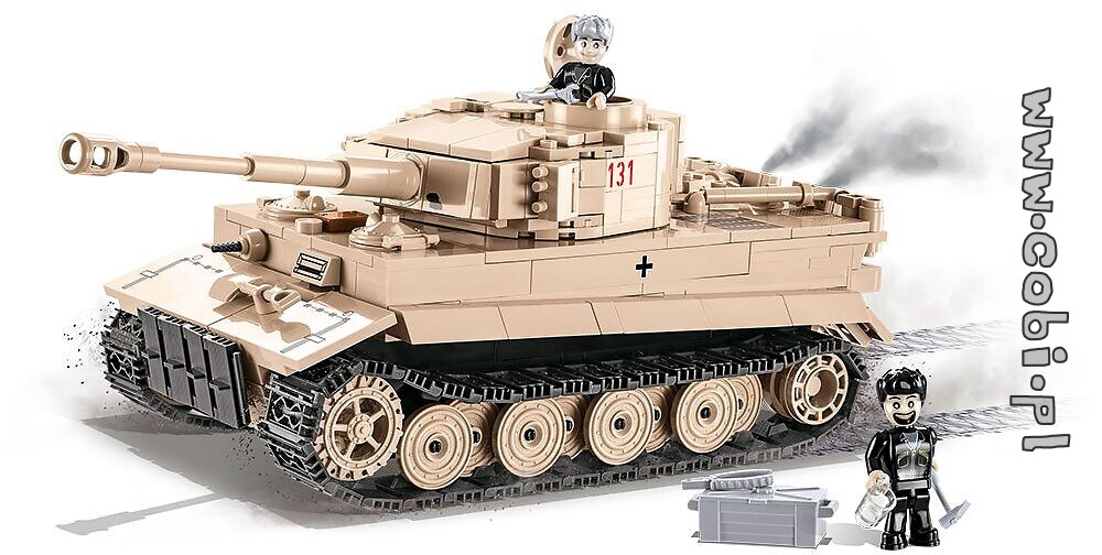 E Cobi 2519 Tiger 131 SD.KFZ WW2 181 Panzerkampfwagen VI Ausf 