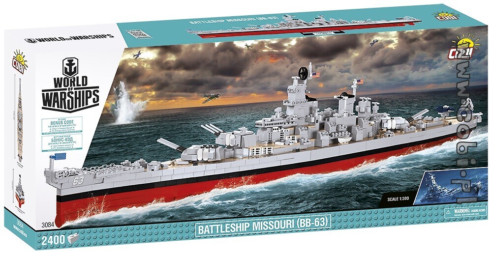 - Neu BB-63 World Of Warships Battleship Missouri Cobi 3084 