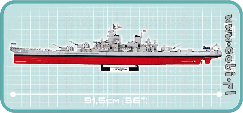 /USS Missouri COBI Historical Collection Battleship USS Iowa BB-61 BB-63