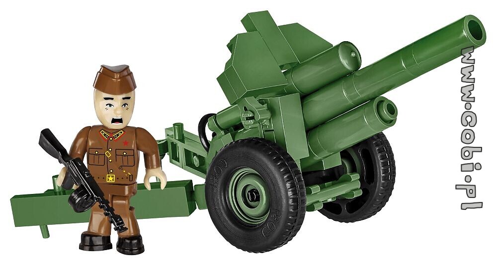 Army COBI 2395 122 mm Howitzer M30-72 Teile 