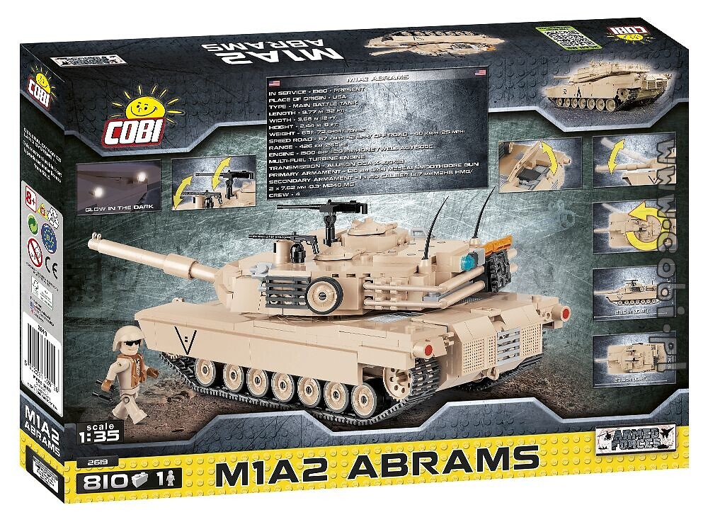COBI Armed Forces M1A2 Abrams Tank 