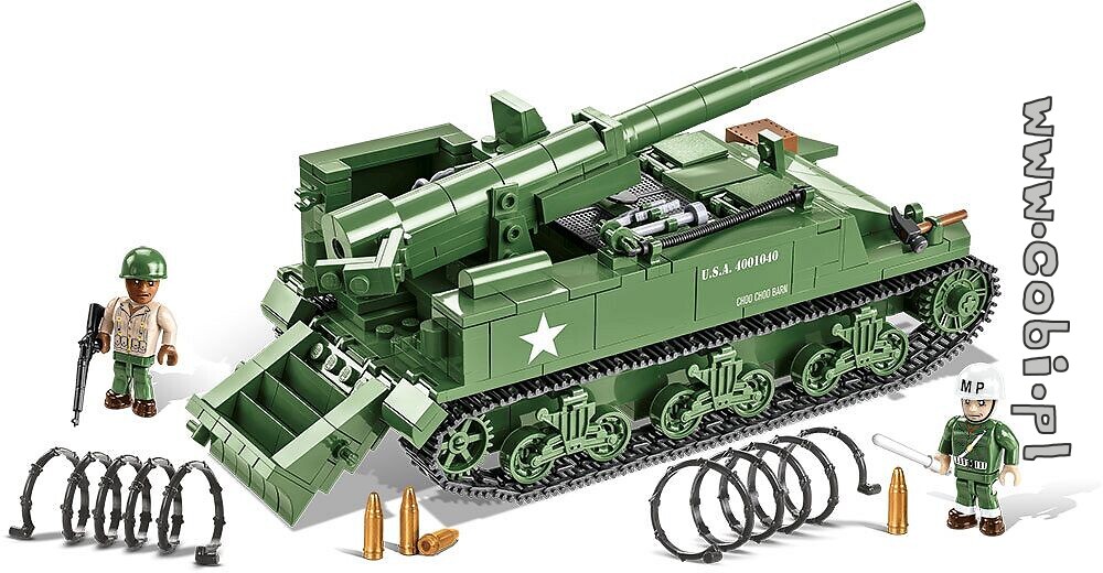 COBI 2531 M12 Gun Motor Carriage US-Army Modell-Baukasten 2.Weltkrieg 560 Teile 