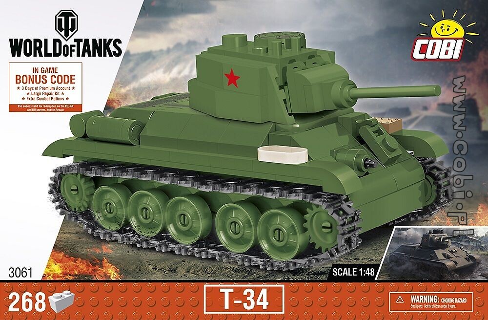 T 34 Tanks Scale 1 48 For Kids 5 Cobi Toys