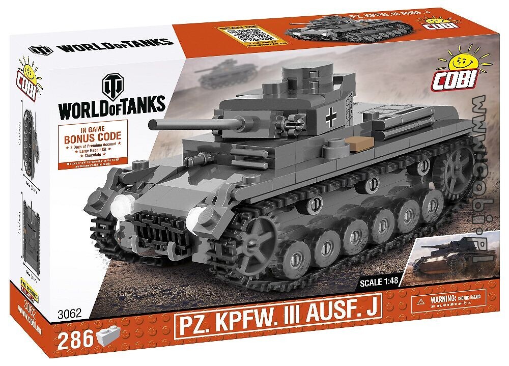 Panzerkampfwagen III Ausf World Of Tanks Neu Cobi 3062 J 