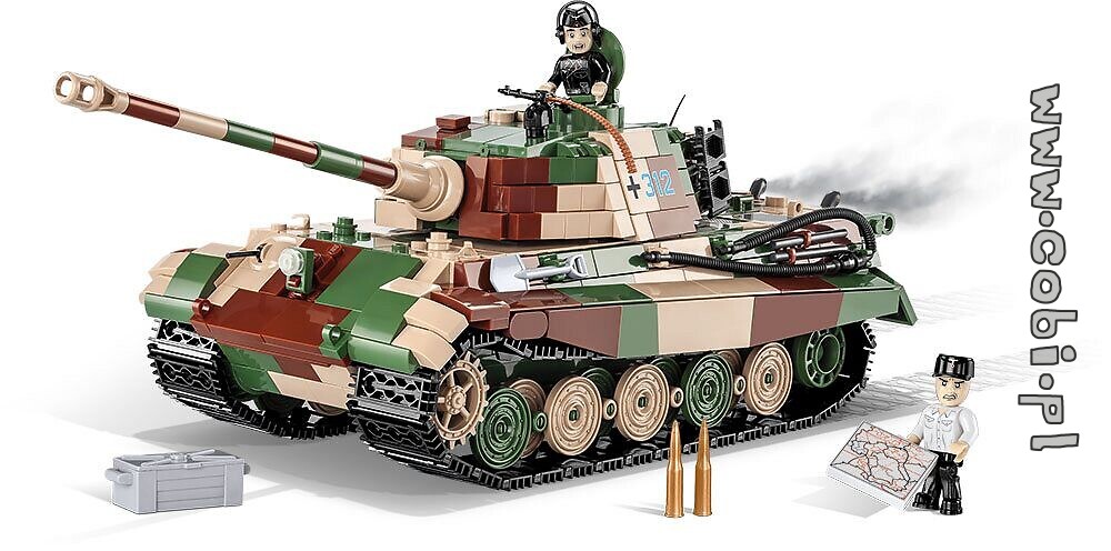 WWII German Military King Panzerkampfwagen Tiger Panzer Bausteine Figures NEU 