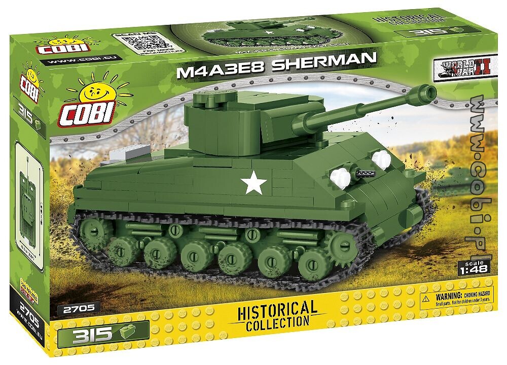 Cobi 2533-small army-WWII m4a3e8 Sherman-Easy eight-nuevo 