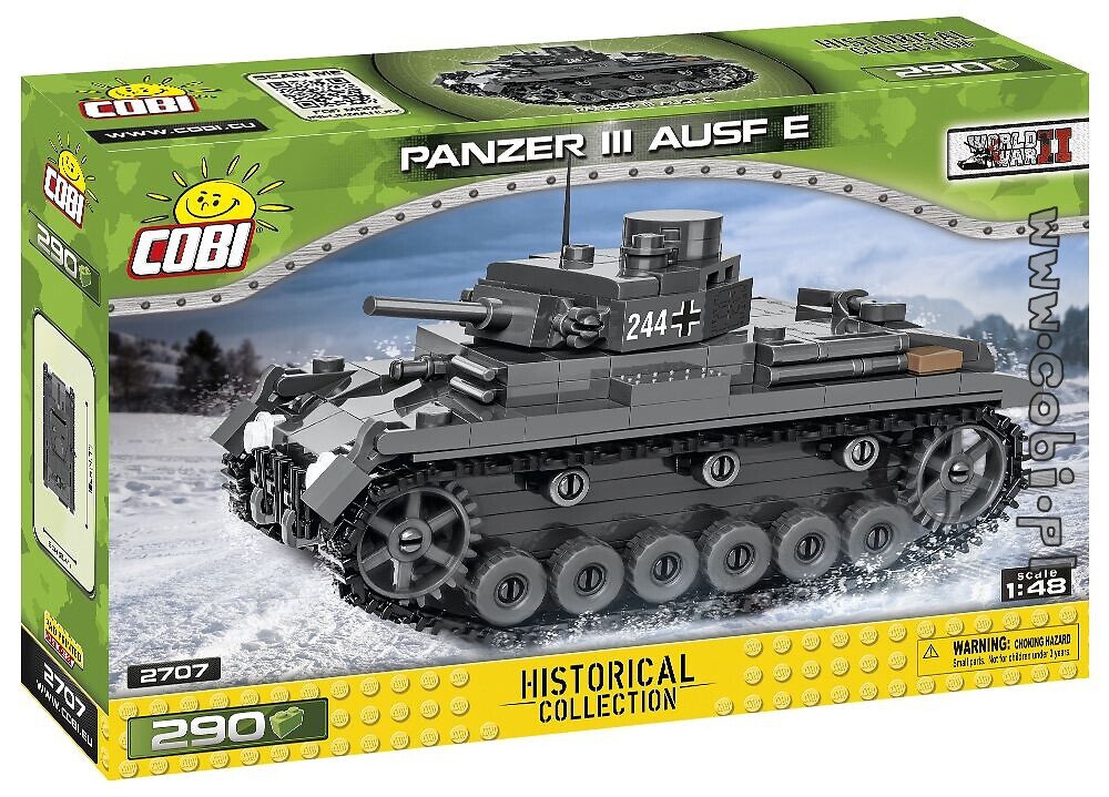 Cobi World War II Panzer III Ausf E Historical Collection COBI-2707 