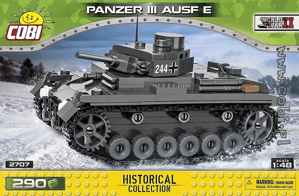 Cobi World War II Panzer III Ausf E Historical Collection COBI-2707