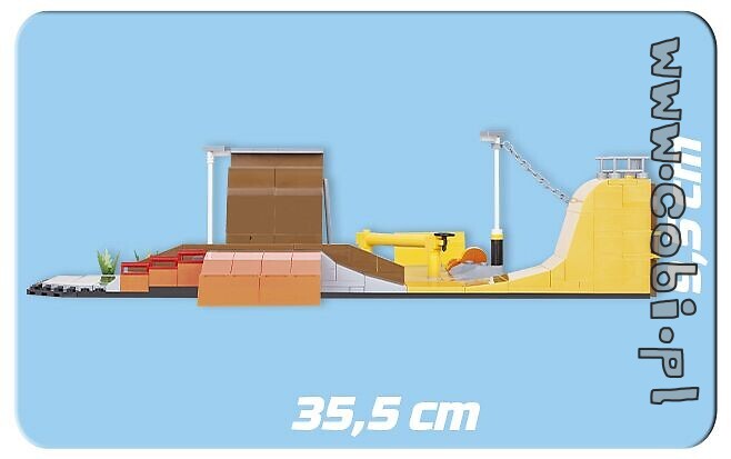 Cobi-Acción Ciudad-Crazy Skatepark 420 piezas conjunto de bloque de construcción COB01880 