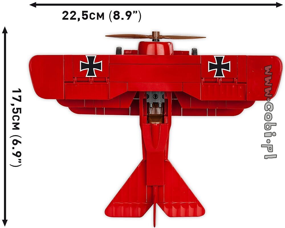 COBI 2986Fokker DR.1 "Red Baron"178 Teileab 7 Jahre NEU OVP 