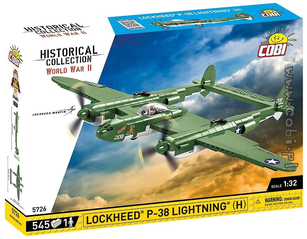 Cobi 5726 Lockheed p-38 h Lightning kit-nuevo-en su embalaje original 1:32 