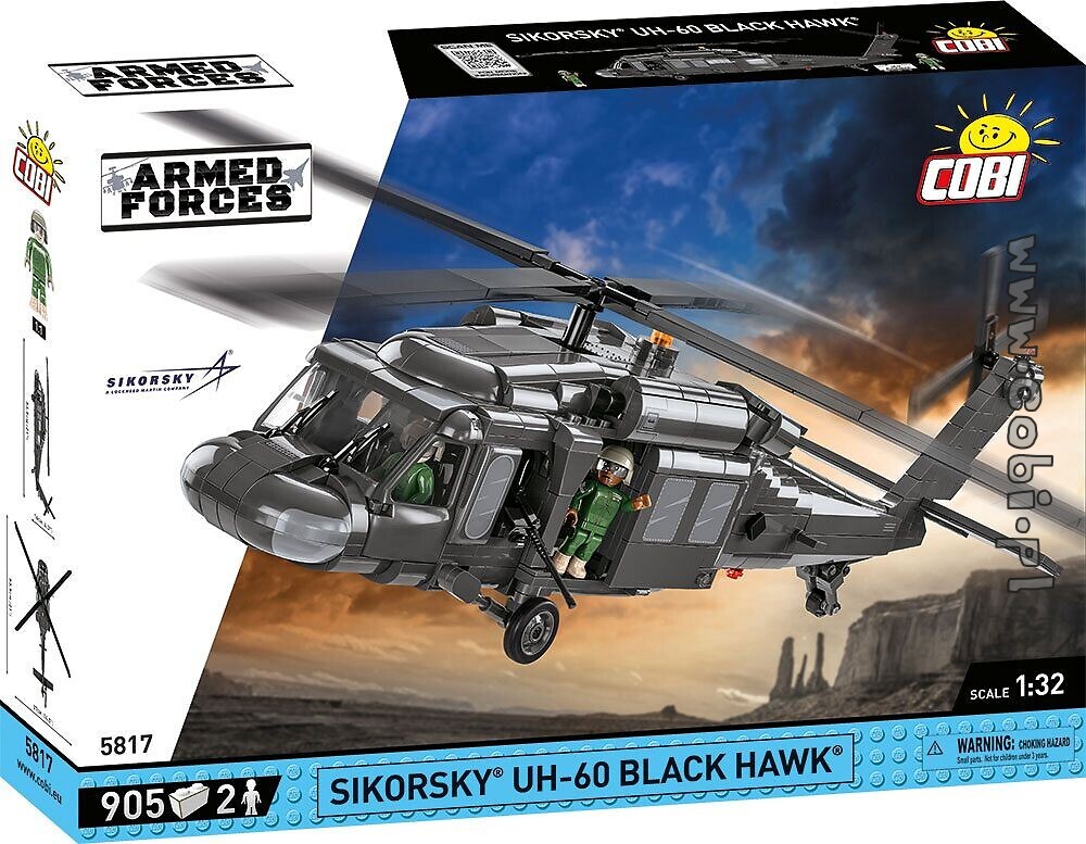 COBI FORZE ARMATE SIKORSKY UH-60 Black Hawk Elicottero 