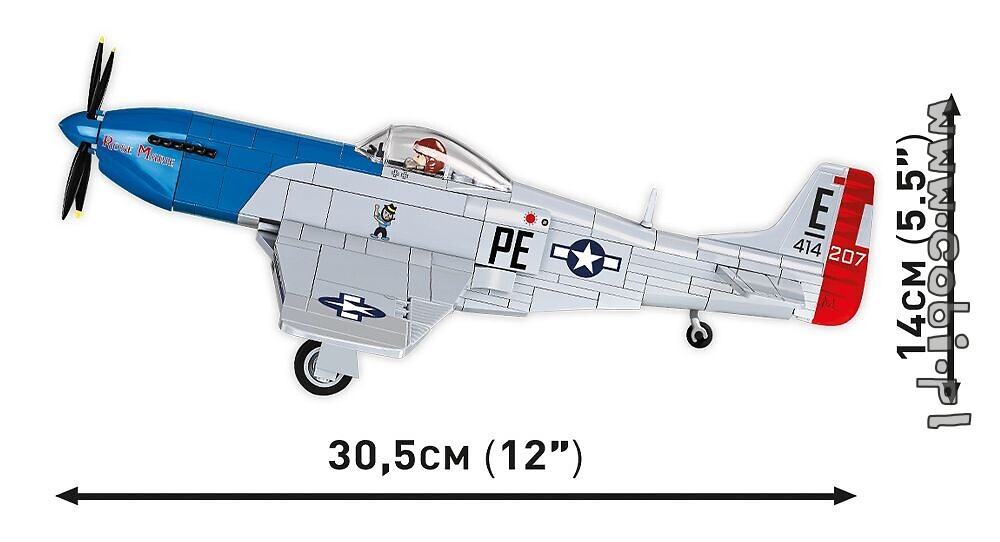 P-51D MUSTANG 265Pz World War II Cobi 5536 Costruzione Mattoncini Blocks New 