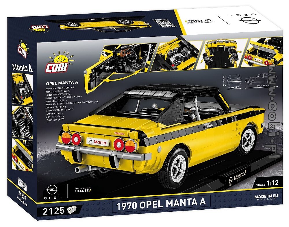 Opel Manta A 1970 - Executive Edition - Cars - Scale 1:12 - for