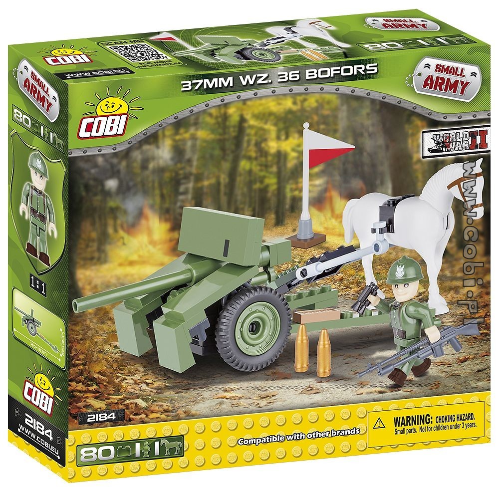 COBI ® KIT 2184-37mm WZ 36 Bofors NUOVO in scatola originale/MISB 