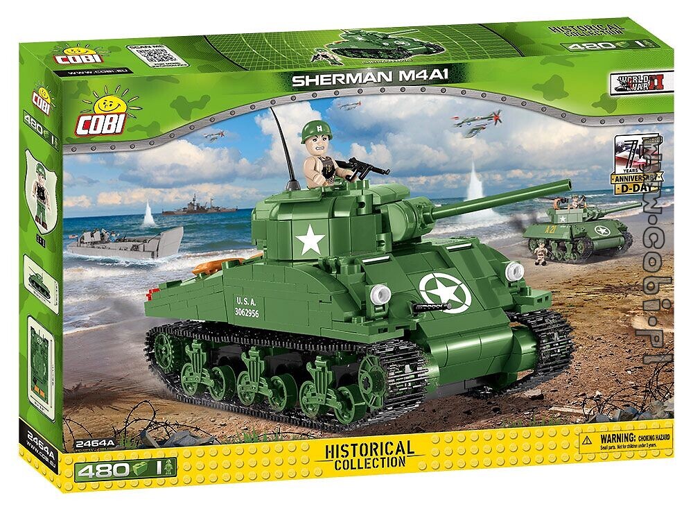 Neu Small Army Cobi 2464a WWII US M4A1 Sherman 