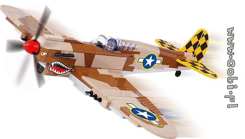 Curtiss P-40 Warhawk Flugzeug Kampfjet Jet Bausteine konstruktion Spielzeug COBI 