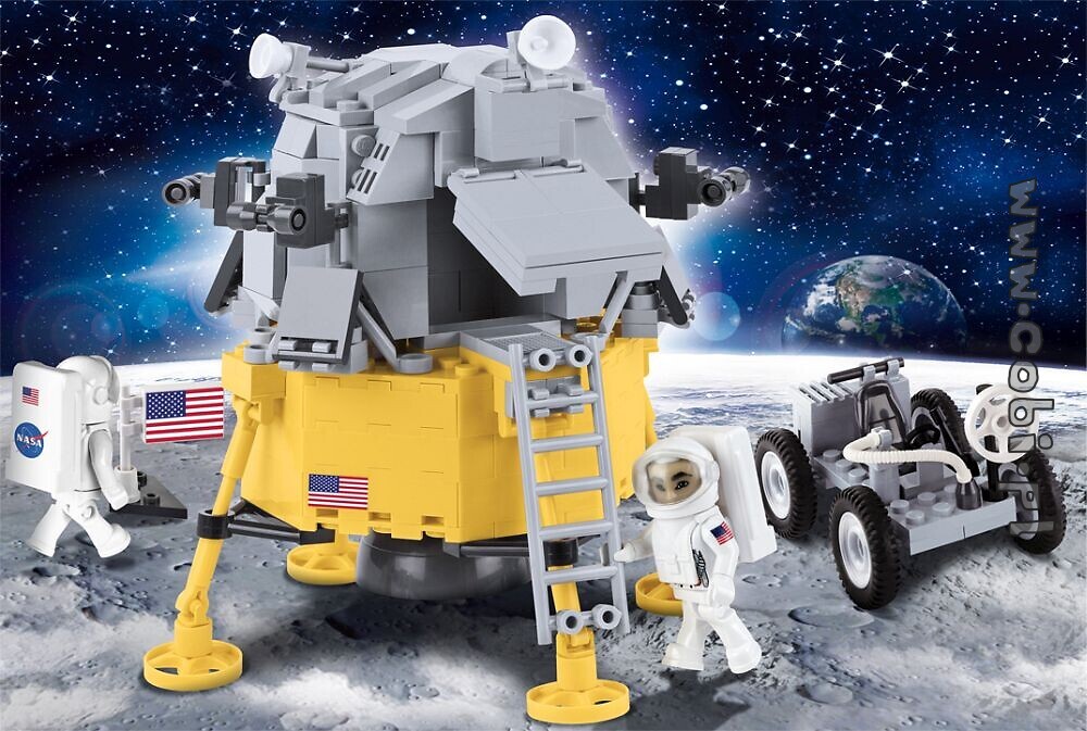 Cobi Juguetes Smithsonian Museum Apolo 11 Juego de construcción de módulo Lunar 21079 