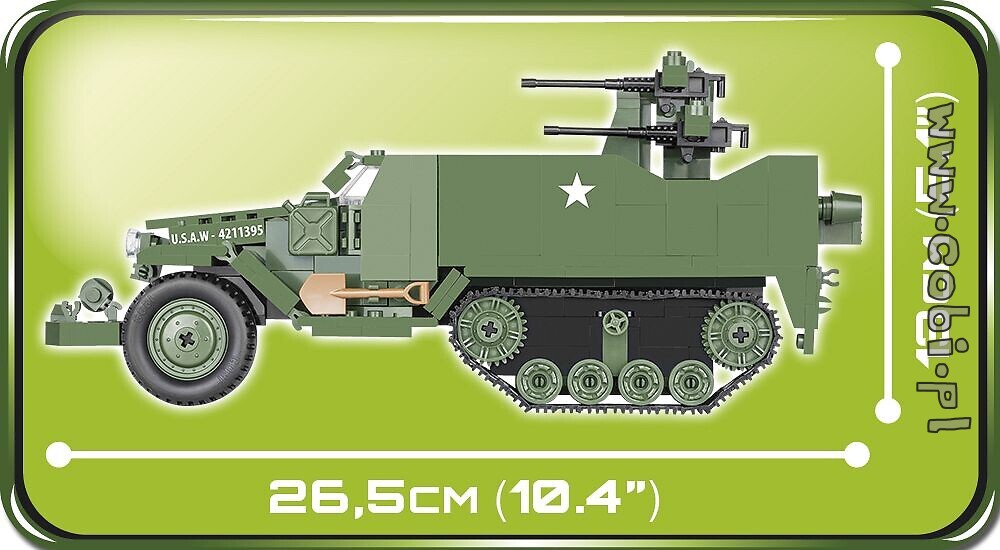 Small Army WWII US M16 Half-Truck Mit Flakvierling Neu Cobi 2499 