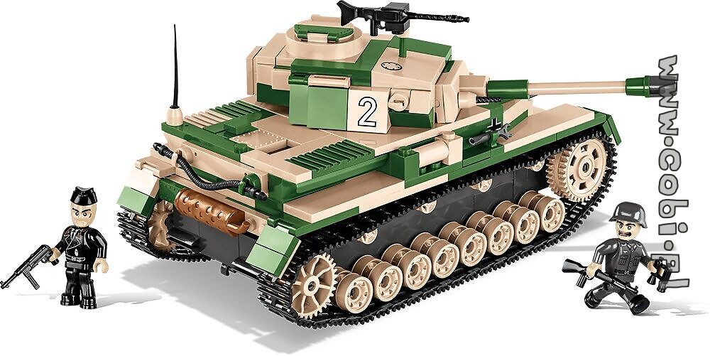COBI TOYS #2508A Small Army PZKPFW iV AUSF F1/G/H Replica Tank Model Building S 