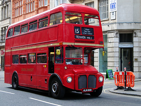 London Bus z klocków