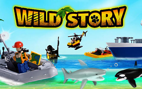 Zatoka - Wild Story z klocków COBI